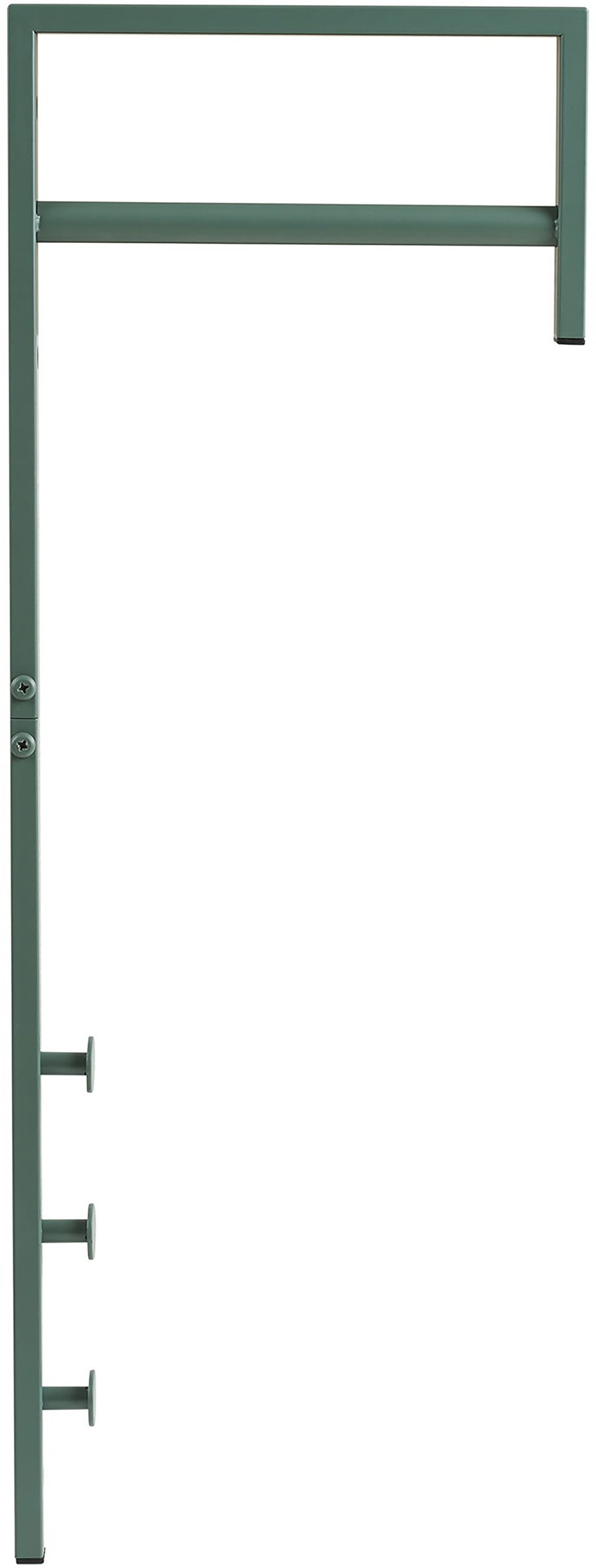 House Nordic Trento vaateteline 82 cm, metallinen, vihreä