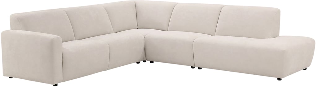 Basel avokulmasohva iso oikea, beige