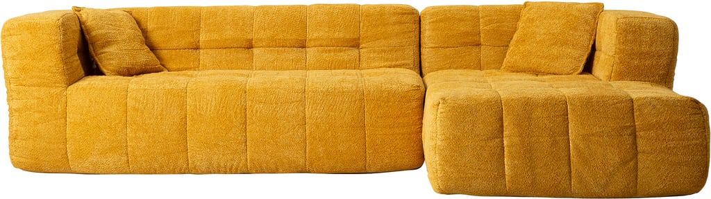 Boxy 4-ist. divaanisohva, keltainen