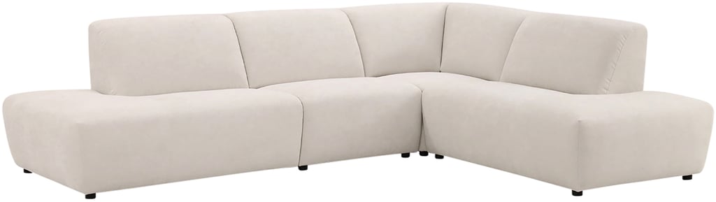 Basel avokulmasohva kahdella avopäädyllä, vasen, Cloud 02 beige
