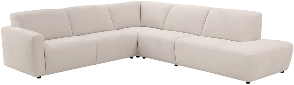 Basel avokulmasohva iso oikea, beige