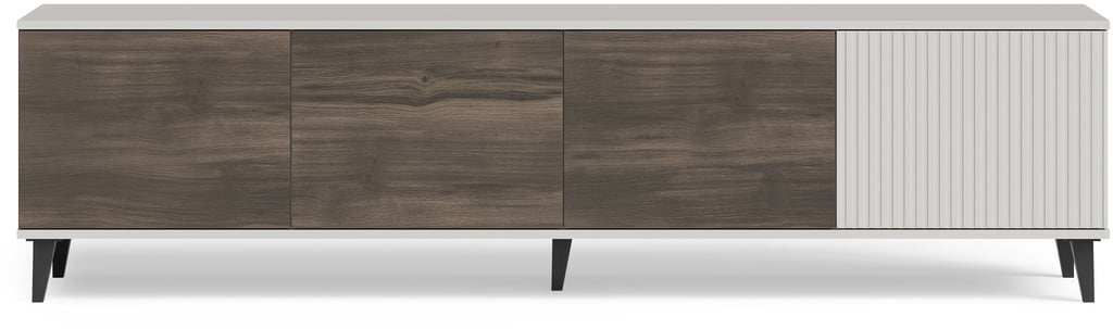 Evelyn tv-taso neljällä ovella 200cm, pähkinä / kashmir