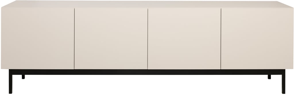 Lakeus taso nro 2. 197 cm taso nro 2. greige, metallinen jalkasokkeli