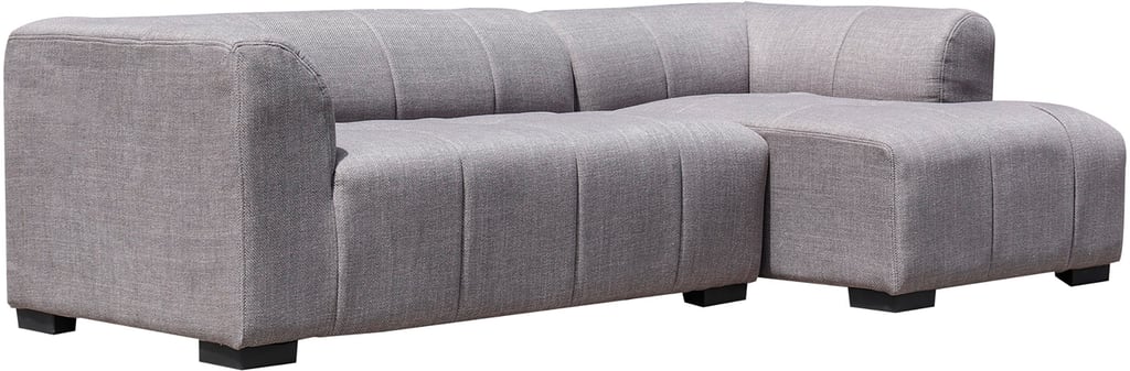 Janice 3-ist. divaanisohva (oikea) tummanharmaa: Tyylikäs tumma harmaa divaanisohva, mukava istua ja täydellinen olohuoneen keskipisteeksi. Sijoita moderniin sisustukseen tai rentoutumisnurkkaukseen.