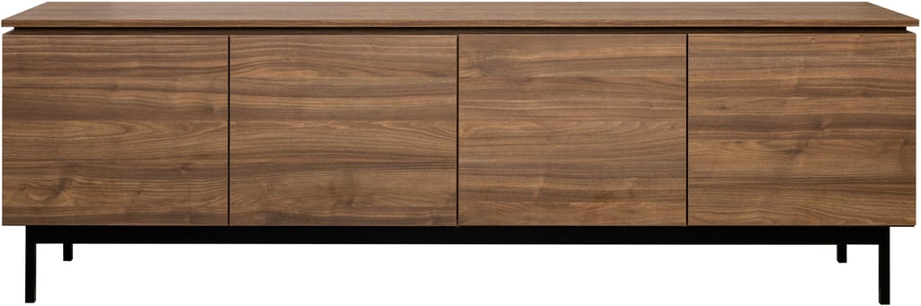 Lakeus taso nro 2. 197 cm taso nro 2. tuplakannnella ruskea, metallinen jalkasokkeli
