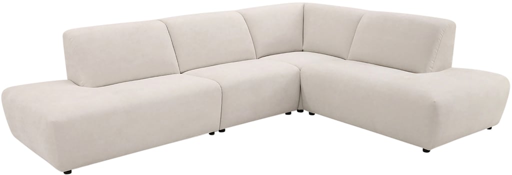 Basel avokulmasohva kahdella avopäädyllä, vasen, Cloud 02 beige