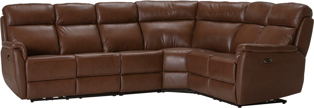Loungea Colorado recliner-kulmasohva 3K2/2K3, ruskea nahka/keinonahka