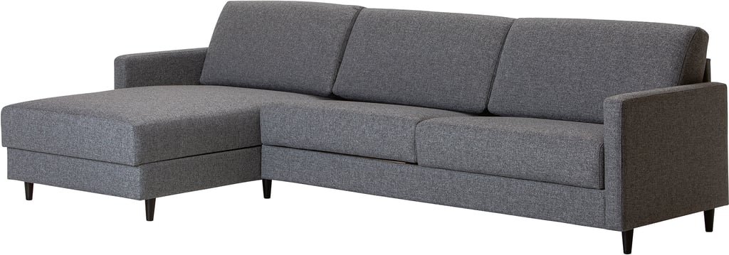 Nobe divaanivuodesohva vasen, Sparr 770, jalat musta pyöreä (182cm leveä istuinosa)