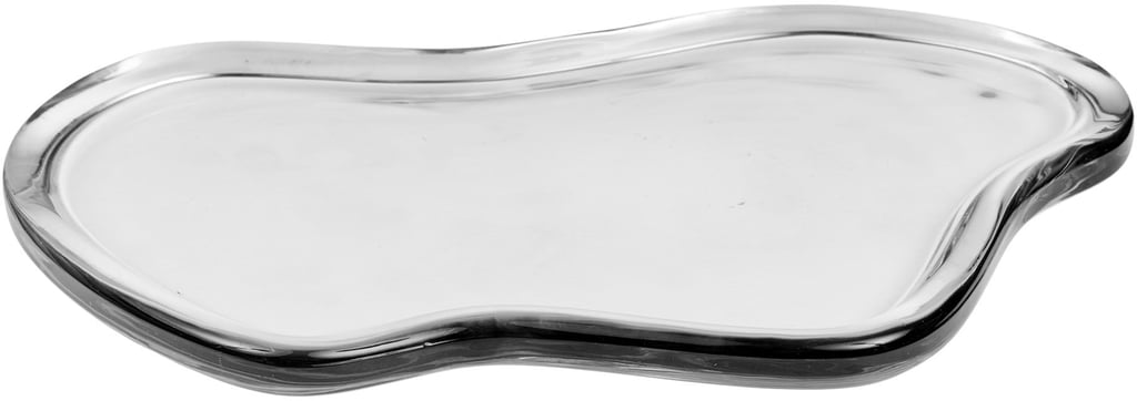 House Nordic tarjotin, lasi, savunharmaa, 30x21x1,5 cm