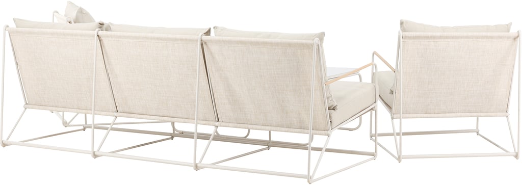 Palazzo sohvaryhmä 3+1+1+sarjapöytä (2kpl), beige / beige
