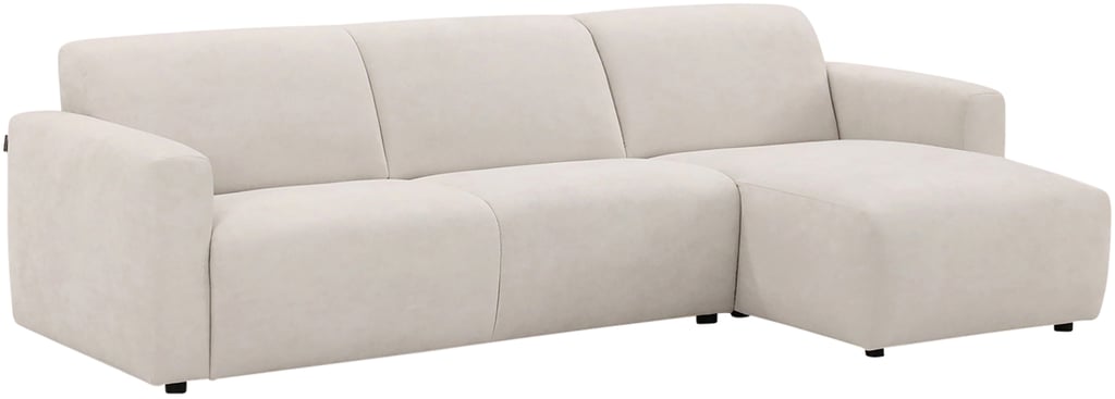 Basel 3-istuttava divaanisohva oikea, beige