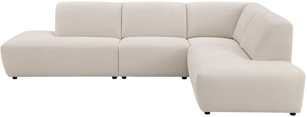 Basel avokulmasohva kahdella avopäädyllä, vasen, Cloud 02 beige