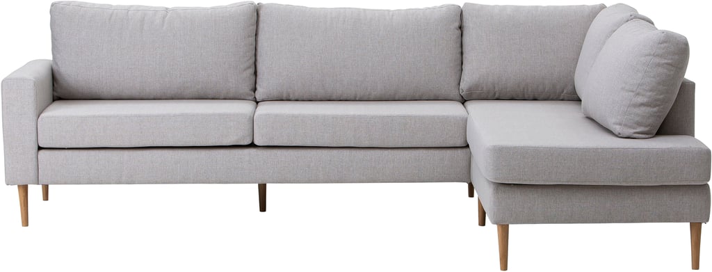 Blink avokulmasohva oikea beige, tammijalka: Tyylikäs beige avokulmasohva, jossa tammi jalka. Sopii täydellisesti olohuoneeseen tai moderniin tilaan. Mukava istua ja rentoutua!