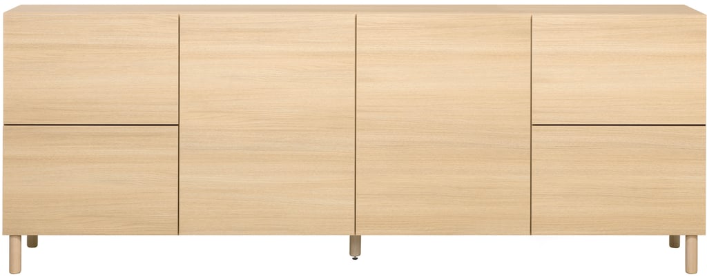 Lakeus senkki nro 6. 197 cm vaalea tammi, puujalka