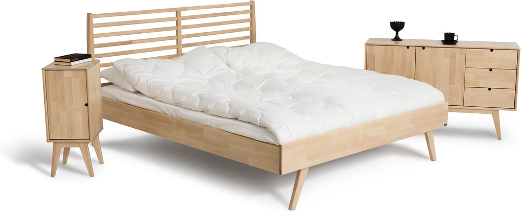 Notte sänky 160 cm koivu lakattu