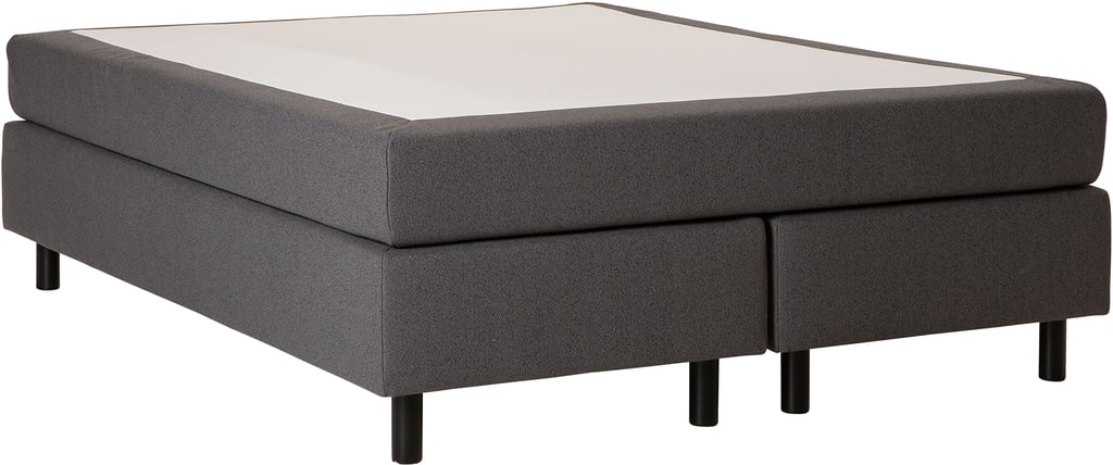 Unelle 300 jenkkisänky pocket 5-vyöh. hard 180x200cm, Fano 93 tummanharmaa, sis. jalat 60033mu