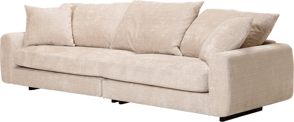 Elora 4-ist. sohva kahdella istuintyynyllä, Urban 3402 beige
