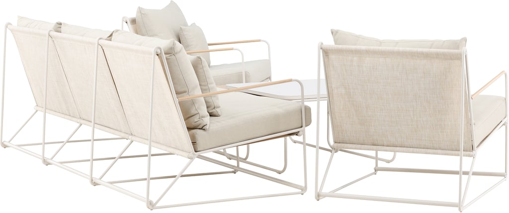Palazzo sohvaryhmä 3+1+1+sarjapöytä (2kpl), beige / beige