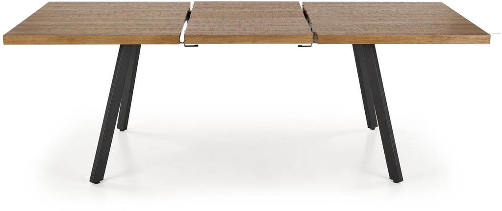 Rupert ruokapöytä jatkettava 140cm - 180cm, pähkinä/musta
