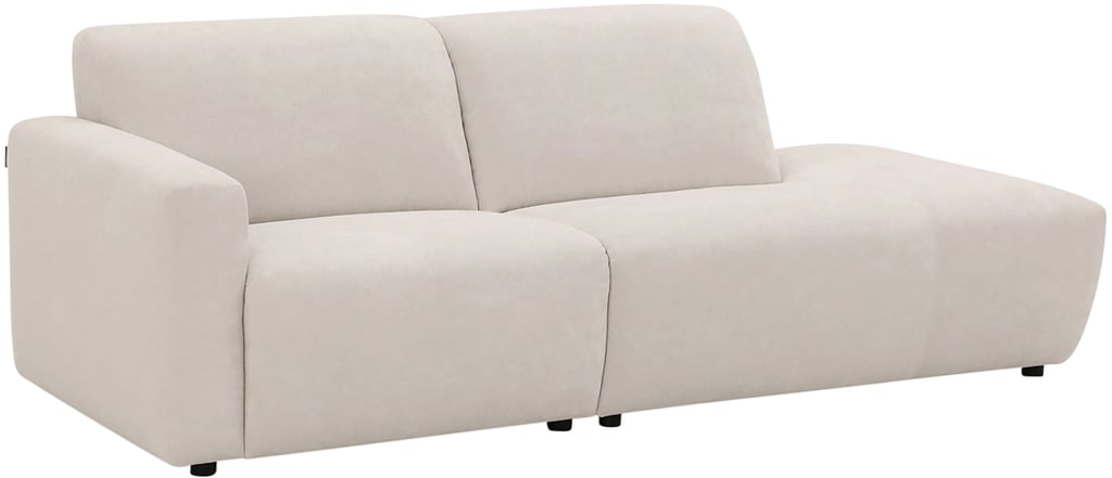 Basel 1-istuttava sohva avopäädyllä oikea, beige