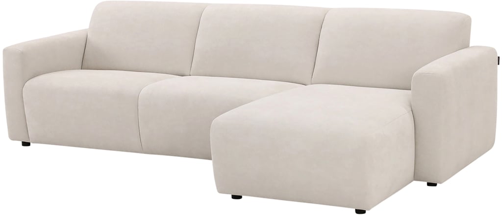 Basel 3-istuttava divaanisohva oikea, beige