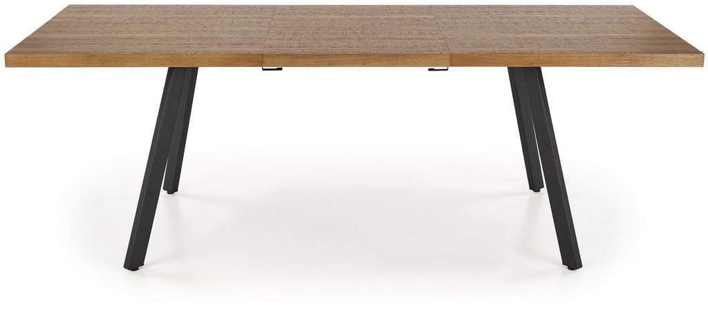 Rupert ruokapöytä jatkettava 140cm - 180cm, pähkinä/musta