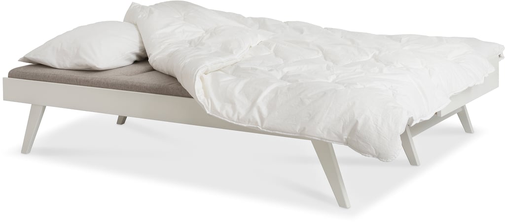 Notte 3-istuttava divaani vuodesohva 190cm taittopatjalla (beige), valkoinen