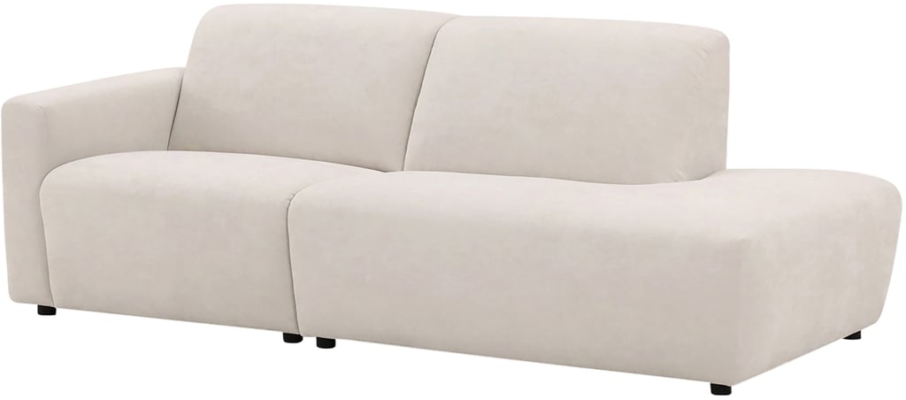 Basel 1-istuttava sohva avopäädyllä oikea, beige