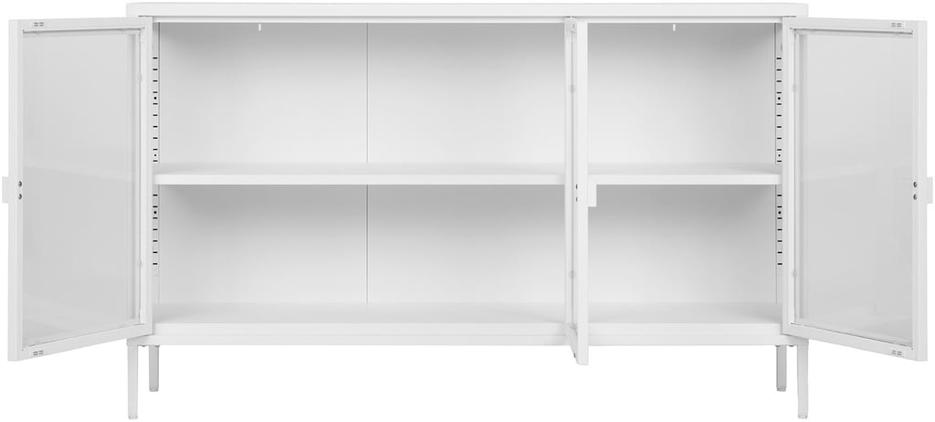 House Nordic Brisbane senkki 3-ovea 140x40x85 cm, valkoinen