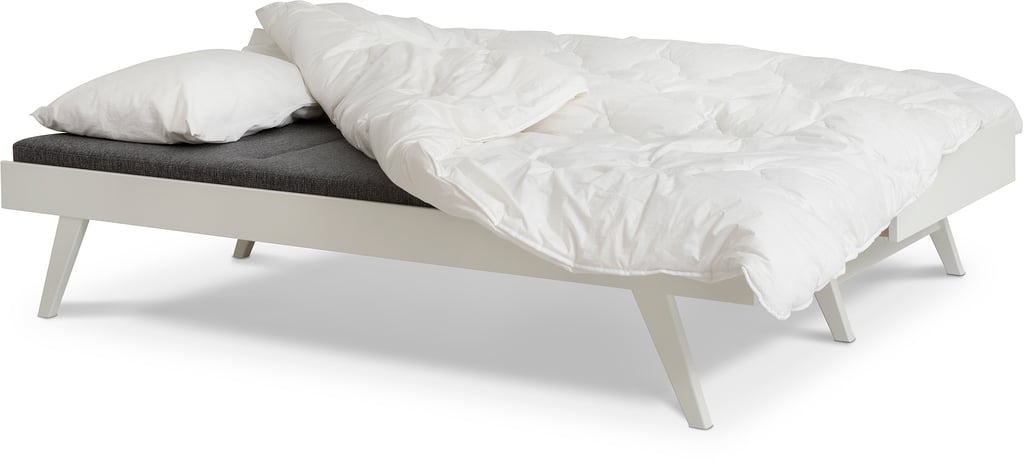 Notte 3-istuttava divaani vuodesohva 190cm taittopatjalla (harmaa), valkoinen