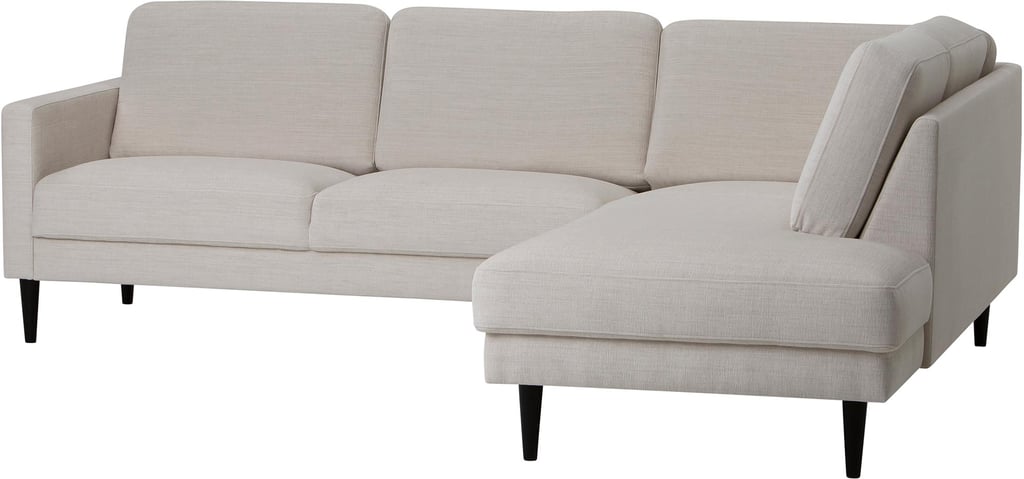 Fox avokulmasohva (iso oikea) aqua clean eternal valkoinen