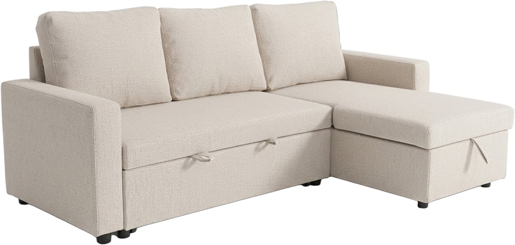 Stanley vuodedivaanisohva, beige (vaihdettava kätisyys)
