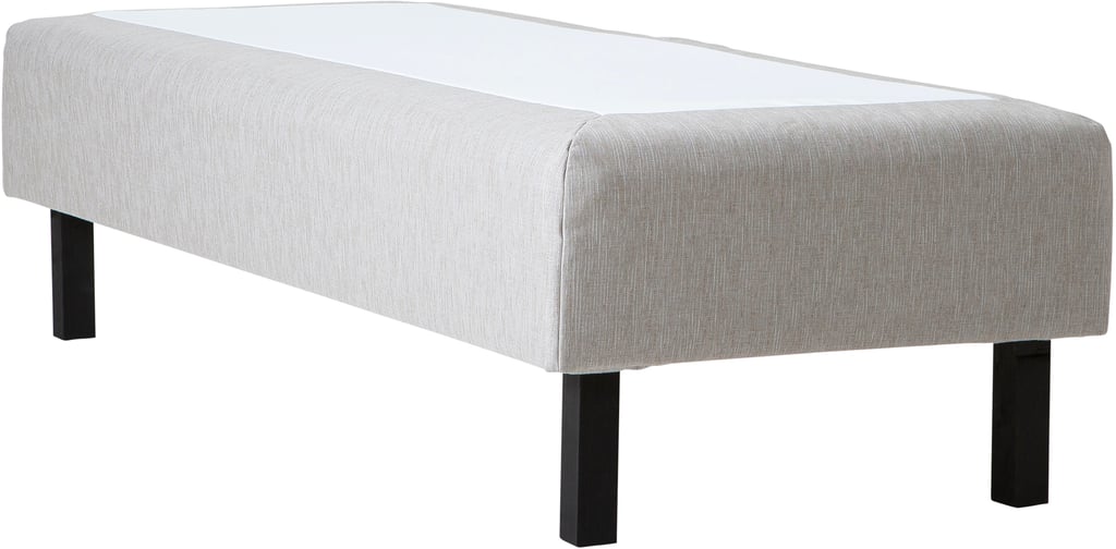 Vera runkopatja 80x200 cm, beige kangas / mustat jalat