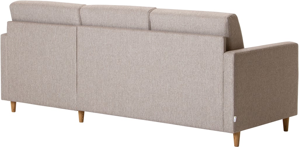 Nobe divaanivuodesohva oikea, Sparr 362, jalat tammi pyöreä (124cm leveä istuinosa)