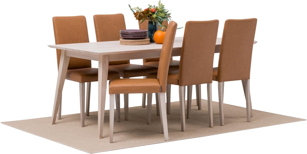 Alta ruokailuryhmä 90x180 kuudelle nordic tammi