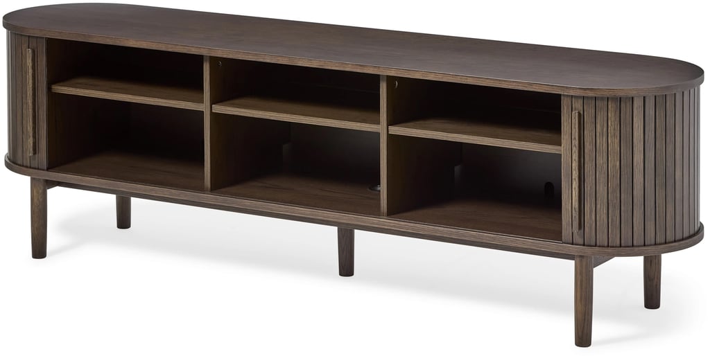 Meta tv-taso 180 cm, ruskea tammi (viilu)
