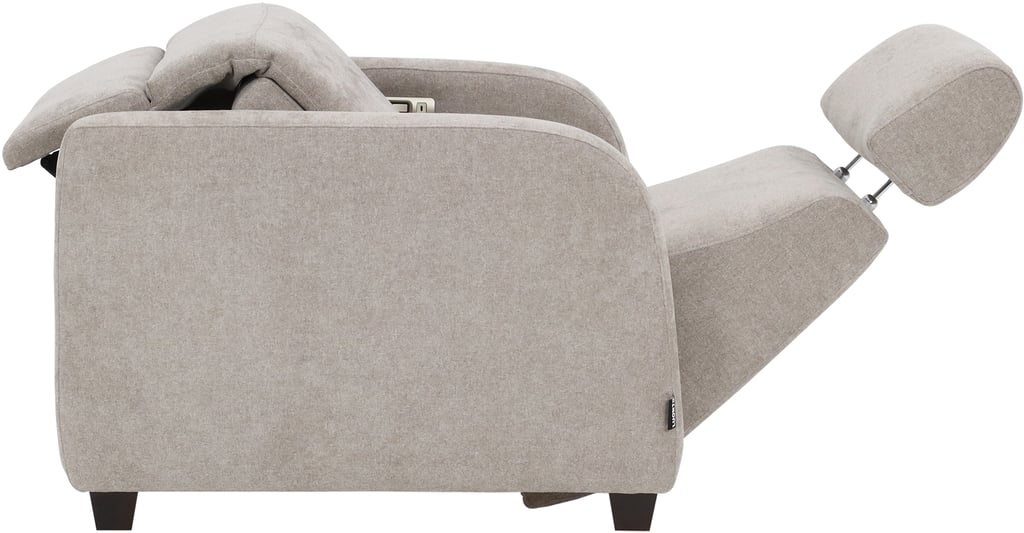 Zero Ergo Motor recliner-lepotuoli, Cloud 09 ruskea / wenge jalka