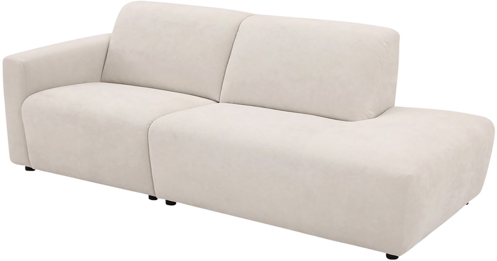 Basel 1-istuttava sohva avopäädyllä oikea, beige