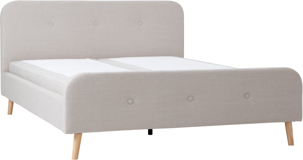 Hemma & Moon Silver verhoiltu sänky 160x200 beige