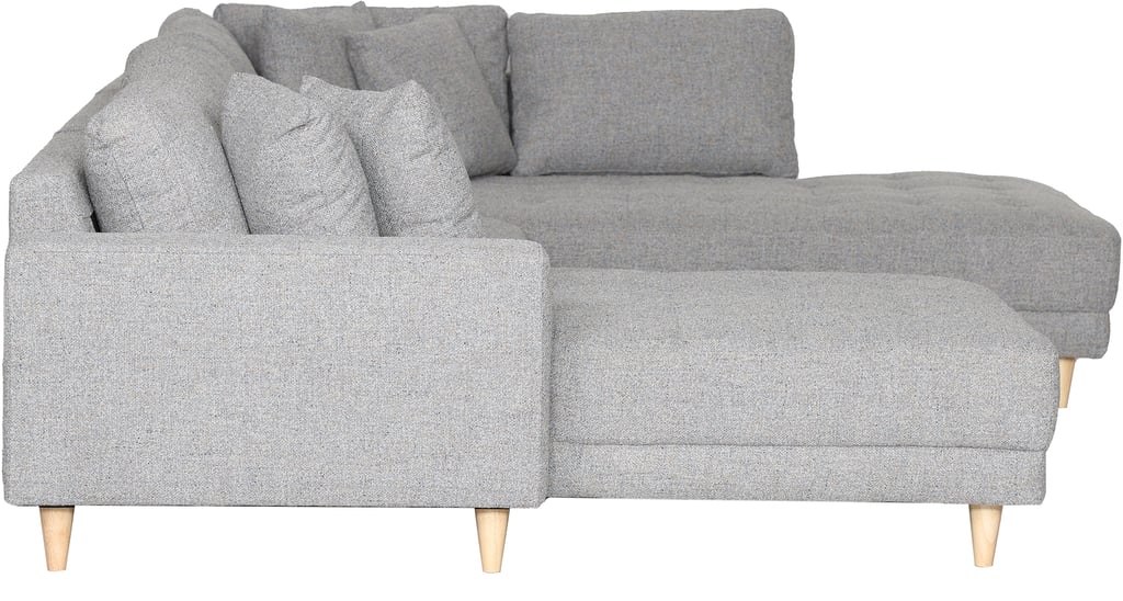 Aava U-kulmasohva oikea, Hevra 10 harmaa