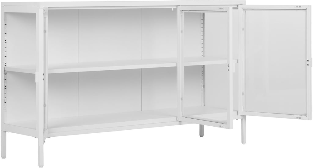 House Nordic Brisbane senkki 3-ovea 140x40x85 cm, valkoinen