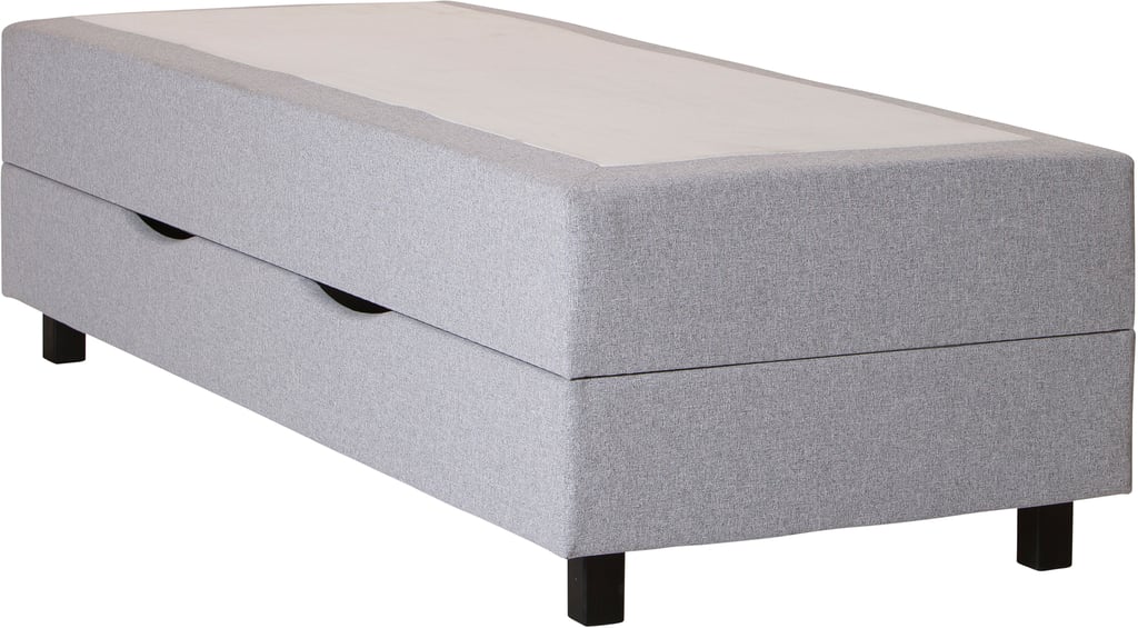 Roma Box jenkkisänky 80x200x44, 5-vyöh., säilytystilalla, vaaleanharmaa