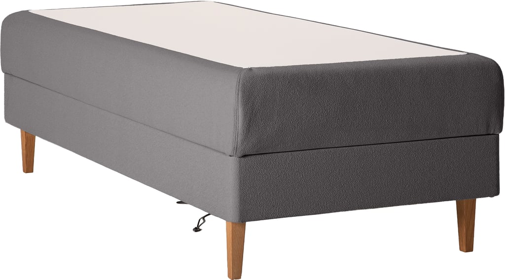 Unelle 500 Viscolux moottorisänky 5-vyöh. visco 90x200cm hard, Fano 93 tummanharmaa, tammijalat