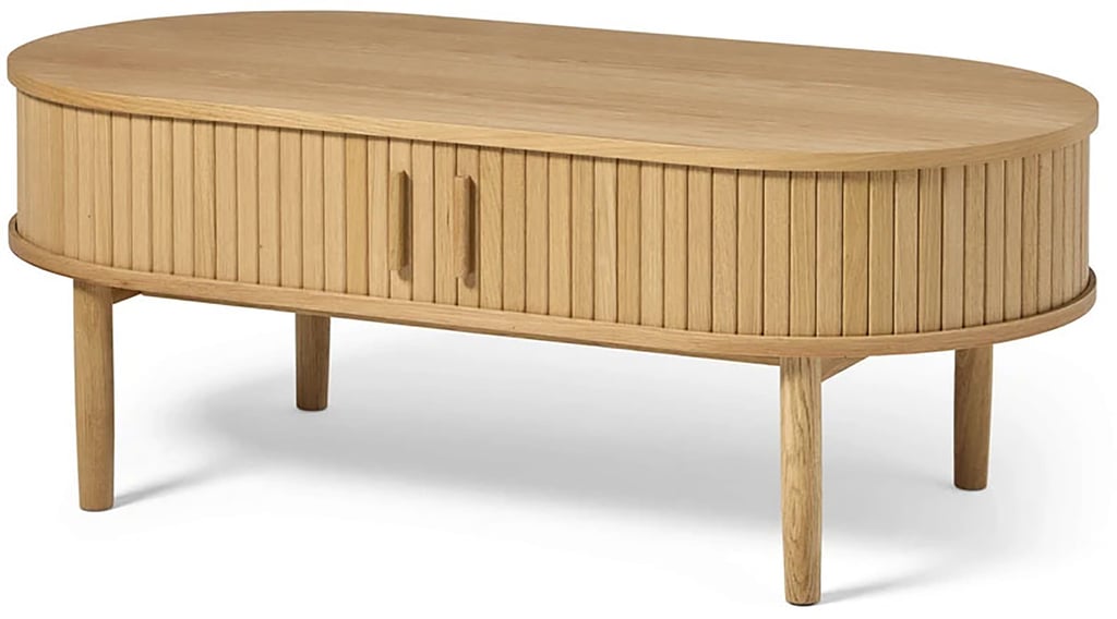 Meta sohvapöytä 60x120 cm, natural tammi (viilu)