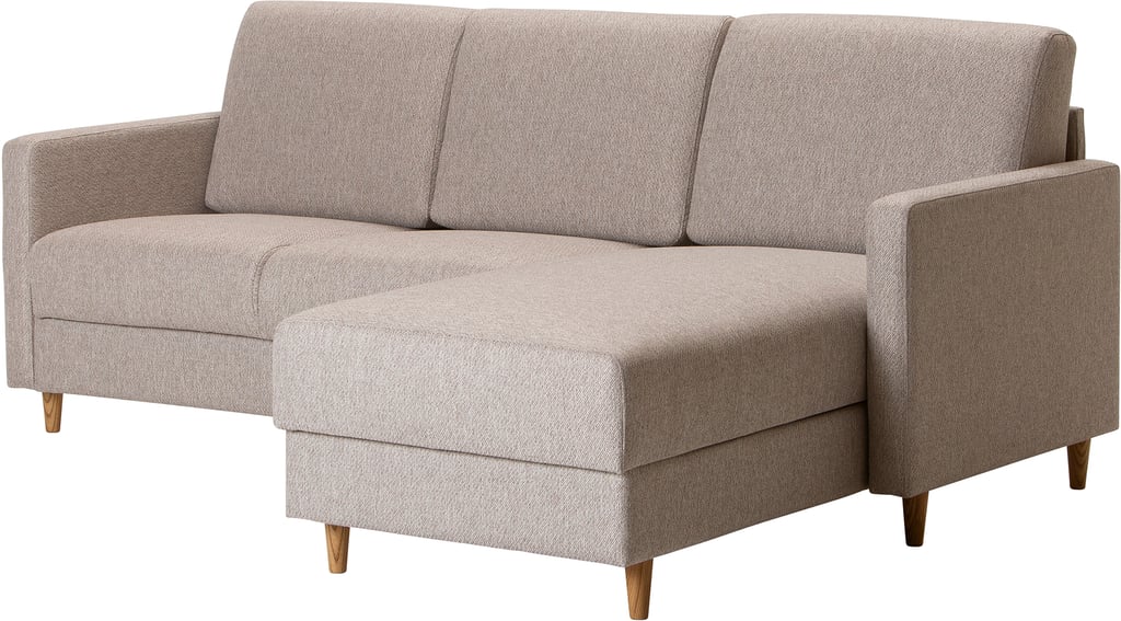 Nobe divaanivuodesohva oikea, Sparr 362, jalat tammi pyöreä (124cm leveä istuinosa)