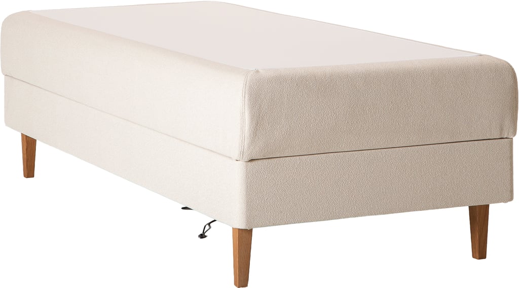 Unelle 500 Viscolux moottorisänky 5-vyöh. visco 90x200cm medium, Fano 03 luonnonvalkoinen, tammijalat