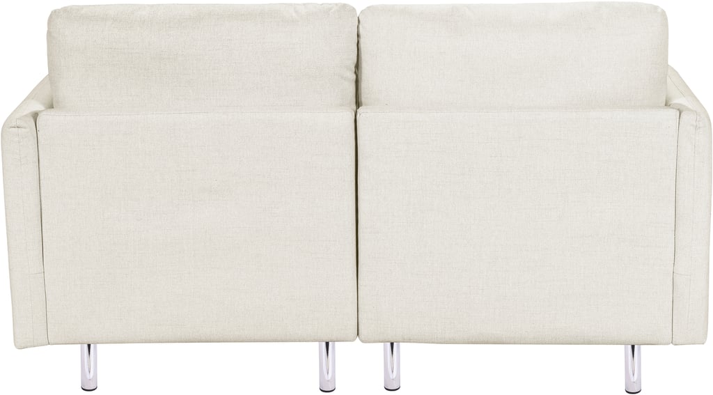 Lotti 2-istuttava divaanisohva, beige: Beige 2-istuttava divaanisohva, moderni ja tyylikäs muotoilu, täydellinen olohuoneeseen tai vierashuoneeseen. Mukava istua ja rentoutua.
