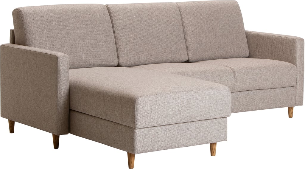 Nobe divaanivuodesohva vasen, Sparr 362, jalat tammi pyöreä (124cm leveä istuinosa)
