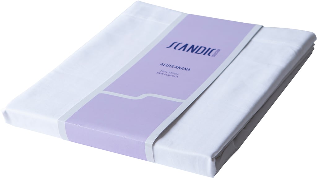 Scandic Collection aluslakana 150 x 270 cm valkoinen