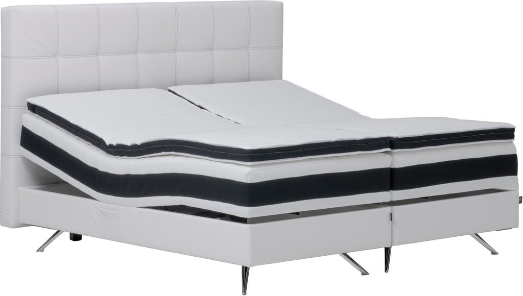 Fly White moottorisänky 180x200 cm: Moottorisänky 180 cm, moderni ja dynaaminen design, täydellinen makuuhuoneeseen. Säädettävä pääty ja mukautuva patja varmistavat optimaalisen mukavuuden.